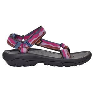 Teva Hurricane XLT 2 Sporty Sandal Adjustable Printed Strap Outdoor Pink Black 8